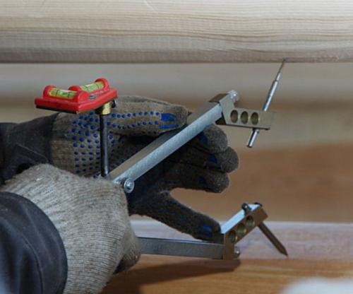 Как разметить сруб бани. Нанесение разметки