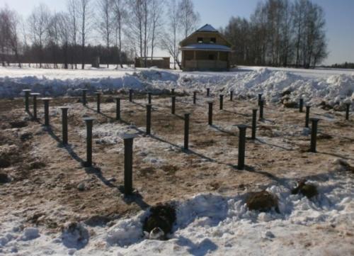 Фундамент под баню 3 н.  Виды фундаментов