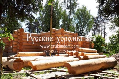 Срубы бань из рубленого бревна и бруса. Какая баня лучше, из бруса или бревна? Сравним характеристики 08