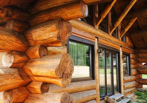 Бани из дикого сруба. Дикий сруб