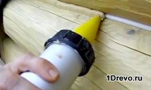 Инструмент для конопатки сруба. Инструмент