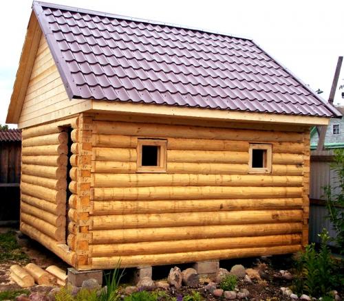 Подготовка и строительство сруба бани. Как правильно выбрать материал для строительства 05