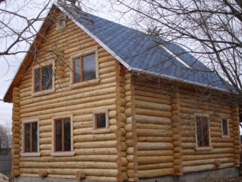 Как правильно построить из сруба. Дикий сруб 05