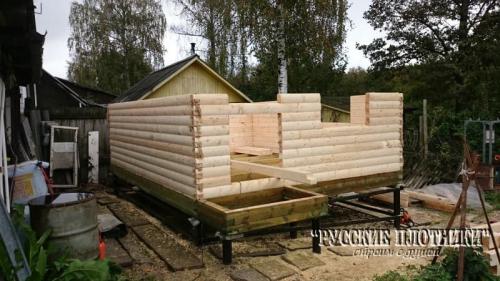 Баня 5 на 4 с мансардой. Баня 4х5 с мансардой по эскизу заказчика