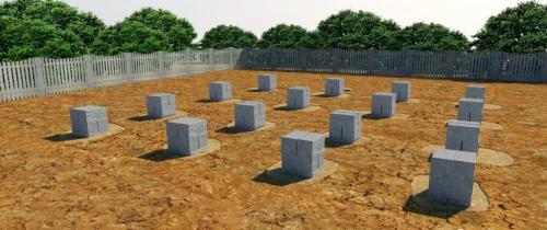 Как сделать фундамент под сруб уже поставленной бани. Виды фундаментов для срубов 12