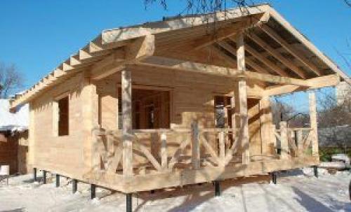 На что можно поставить сруб бани. Фундамент из винтовых свай