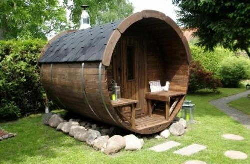 Готовые бани бочки. Что представляет собой баня бочка