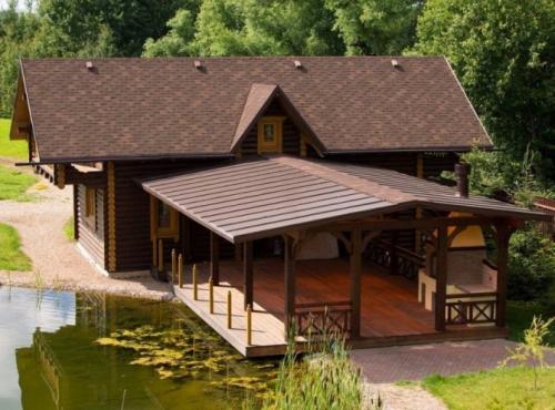 ТОП-35 Лучших проектов бани с террасой. Обзор типовых проектов