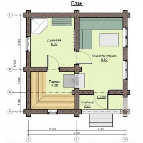 Как сделать баню с отдельной парилкой. Баня с парилкой и мойкой: особенности планировки бань размером 4х6, 3х4, 5х5, 3х6, 3х5 с совмещённым или раздельным интерьером