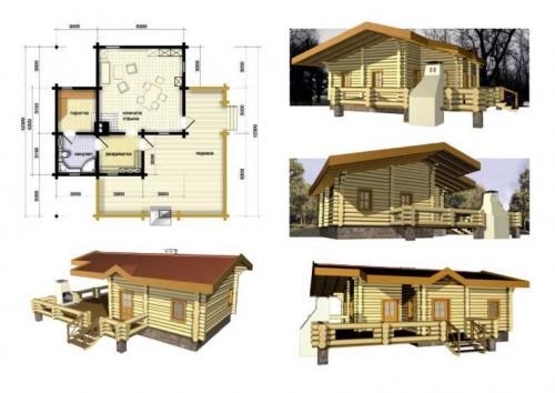 Как сделать баню с отдельной парилкой. Баня с парилкой и мойкой: особенности планировки бань размером 4х6, 3х4, 5х5, 3х6, 3х5 с совмещённым или раздельным интерьером