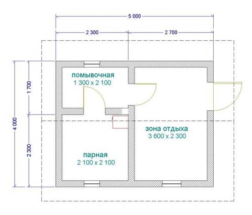 Проекты бань из кирпича. Возведение стен 08 Проекты бань из кирпича. Возведение стен 08