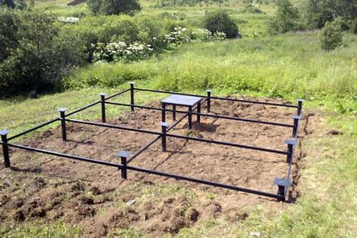 Фундамент под баню 6 н.  Фундамент под баню 4х6