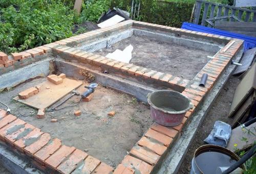 Фундамент под баню 6 н.  Фундамент под баню 4х6