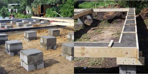 Столбчатый фундамент для бани. О столбчатом фундаменте
