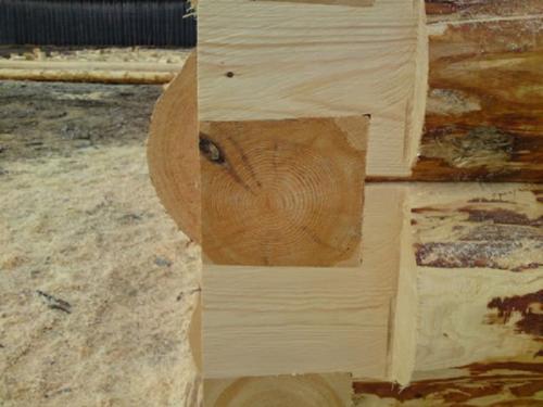 Рубка сруба в русский угол. СРУБ В ЛАПУ