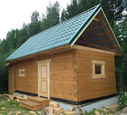 Небольшая баня из бруса своими руками. Строительство бани из бруса: пошаговый мастер-класс для начинающих, типы построек, необходимые материалы и инструменты
