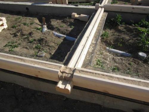 Сруб для бани из бруса. Виды срубов