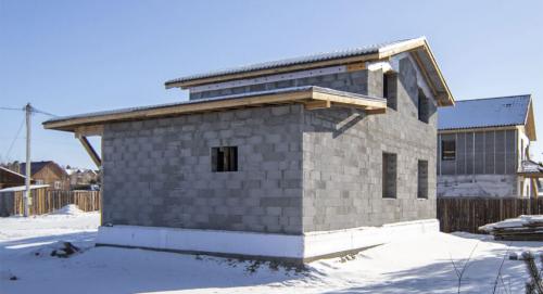 Из чего лучше строить баню пеноблок или газоблок. Баня из газоблока