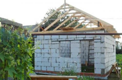 Баня 3 на 5 из блоков. Проекты бань из пеноблоков