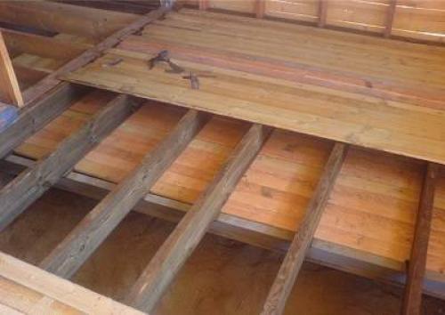 Каркасная баня 3 на 4 своими руками. Пол