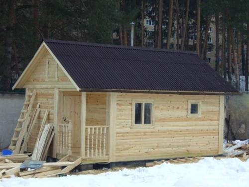 Сколько кубов бруса надо на баню 6х4