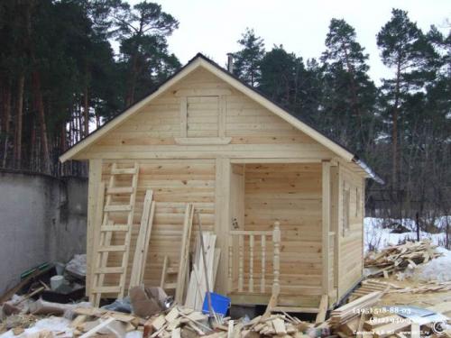 Сколько кубов бруса надо на баню 6х4