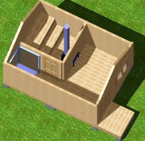 Проект бани 3 н.  Баня 3х4 на даче: Проекты с Фото