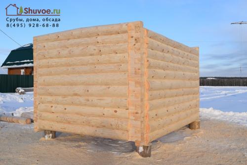 Площадь сруба при разных способах рубки. Изменение внутренней площади сруба при разных способах рубки