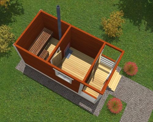 Баня своими руками чертежи. Миниатюрные каркасные баньки — оптимальный выбор