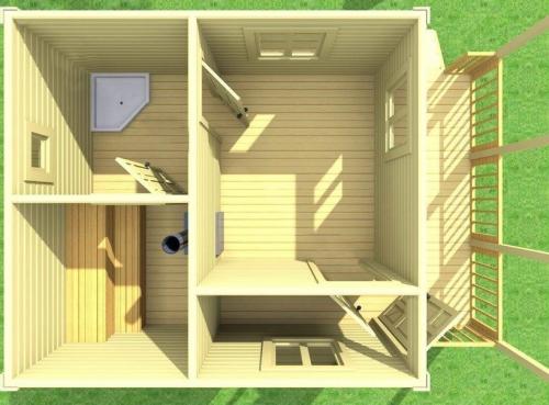 Баня своими руками чертежи. Миниатюрные каркасные баньки — оптимальный выбор