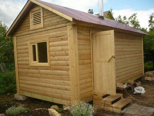 Баня из бруса 3х3. (+36 фото) Баня 3 на 3 планировка внутри фото 28