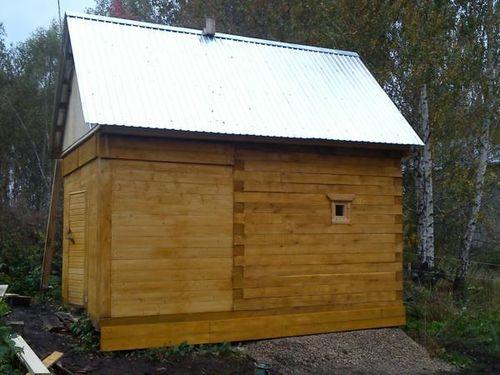 Баня из бруса 3х3. (+36 фото) Баня 3 на 3 планировка внутри фото 32