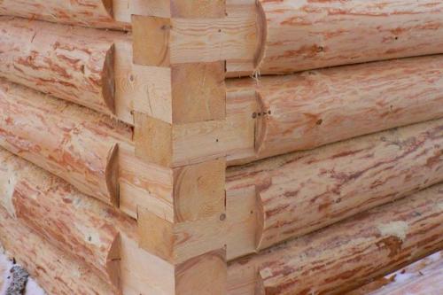 Соединение бревен в лапу. Способы соединения  «в лапу»