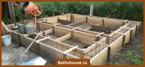 Самый дешевый фундамент для бани. Критерии выбора основания