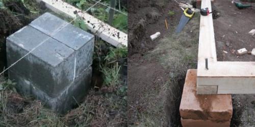 Столбчатый фундамент из труб. Виды столбчатых оснований и их особенности