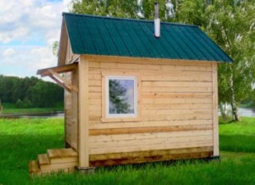 Баня из бруса 50х50. Баня из досок и утеплителя своими руками