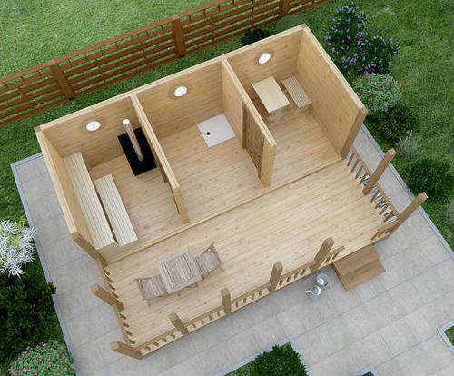 Баня из профилированного бруса своими руками. Особенности проектирования