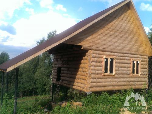 Баня 3 на 4 внутри. План с верандой или террасой 06 Баня 3 на 4 внутри. План с верандой или террасой 06