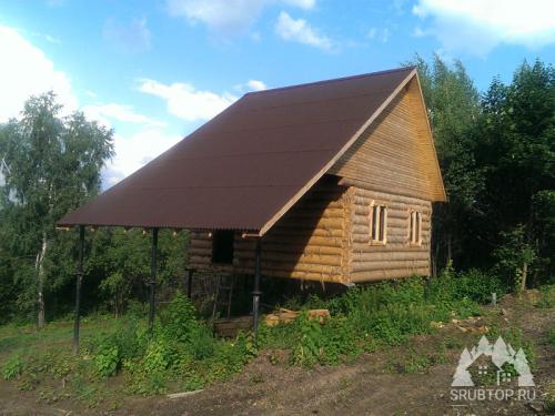 Баня 3 на 4 внутри. План с верандой или террасой 07 Баня 3 на 4 внутри. План с верандой или террасой 07