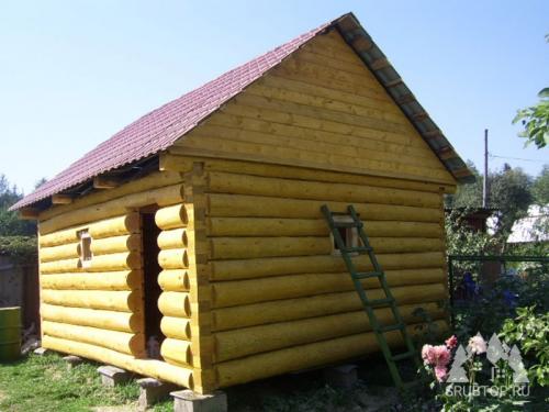 Баня 3 на 4 внутри. План с верандой или террасой 03 Баня 3 на 4 внутри. План с верандой или террасой 03