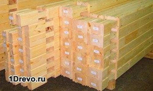 Сколько кубов бруса надо на дом 9 н.  Основная формула расчёта