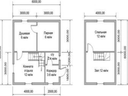 Каркасная баня 3х4 своими руками. Проект каркасной бани 3х4 м 13