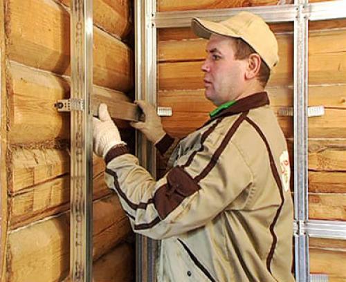 Перегородка в бане из гипсокартона. О креплении гипсокартона к деревянным стенам