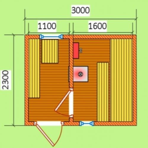Нужна ли помывочная в бане. Нужно ли объединять парную и помывочную в бане 03