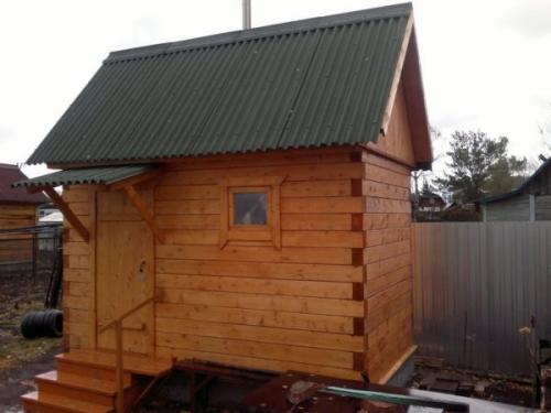 Баня с раздельной парилкой и моечной. Раздельная планировка