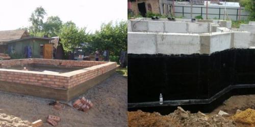 Как увеличить старый фундамент. Наращивание фундамента в высоту