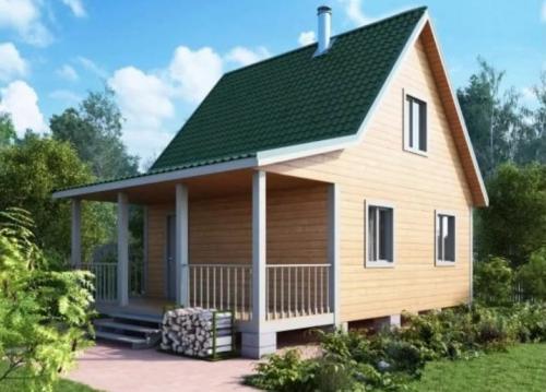 Особенности планировки бани с мансардой размером 3 на 6 м. Специфичность компактных проектов домов-бань с мансардой 19