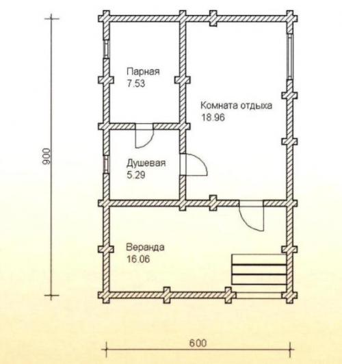 Сколько нужно бруса на дом 6 н. Клееный брус