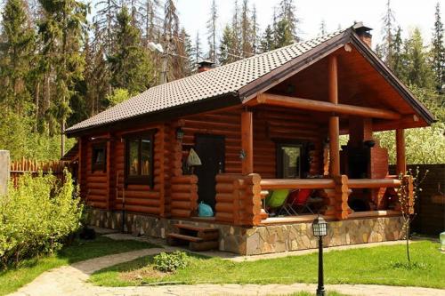 Баня со стеклянной беседкой. Баня совмещенная с беседкой: варианты проектов, материалы, размеры, оформление