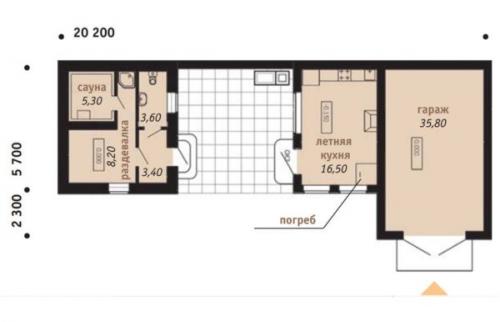 Проекты баня с беседкой и летней кухней. Варианты проектов